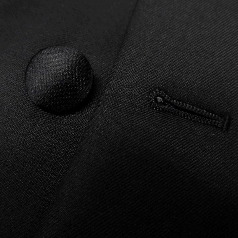 【中古】ベルベスト Belvest ウール タキシード ダブルスーツ ブラック【 46 】【 状態ランクC 】【 メンズ 】