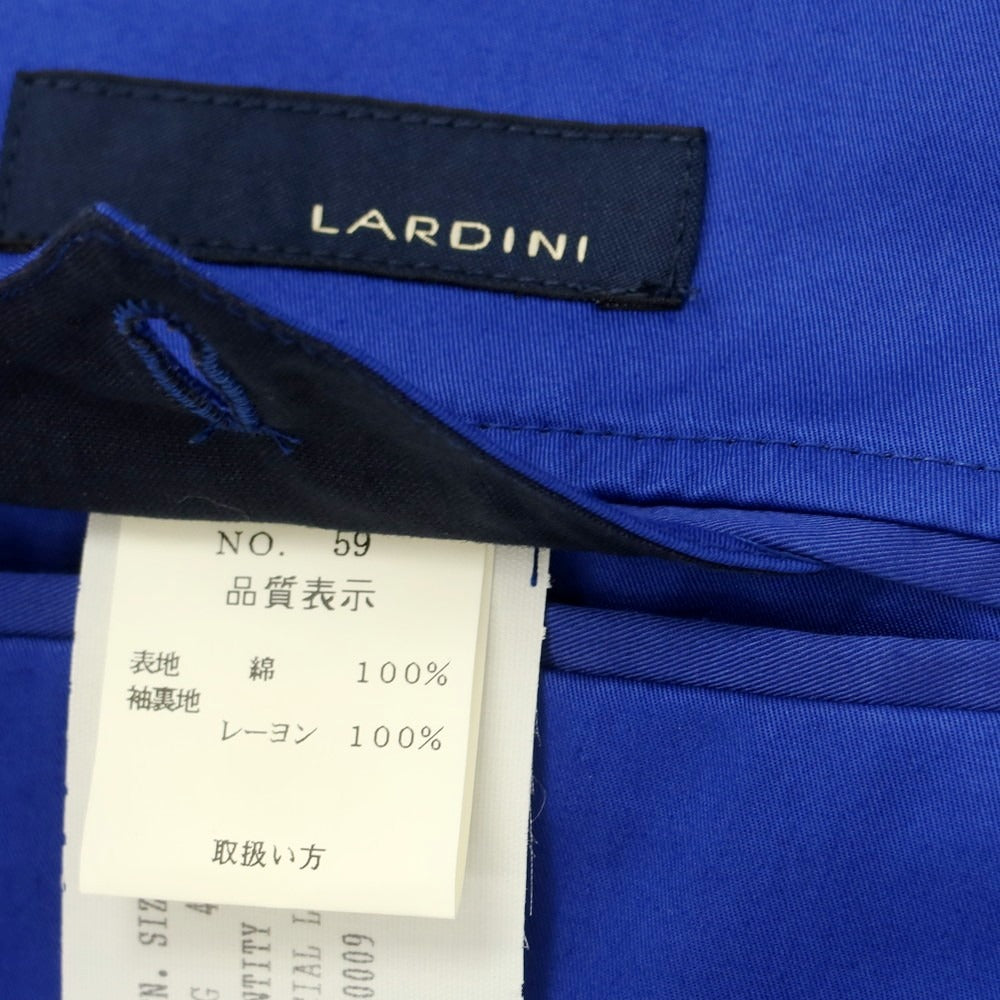 【中古】ラルディーニ LARDINI コットン カジュアルジャケット ブルー【 48 】【 状態ランクC 】【 メンズ 】
