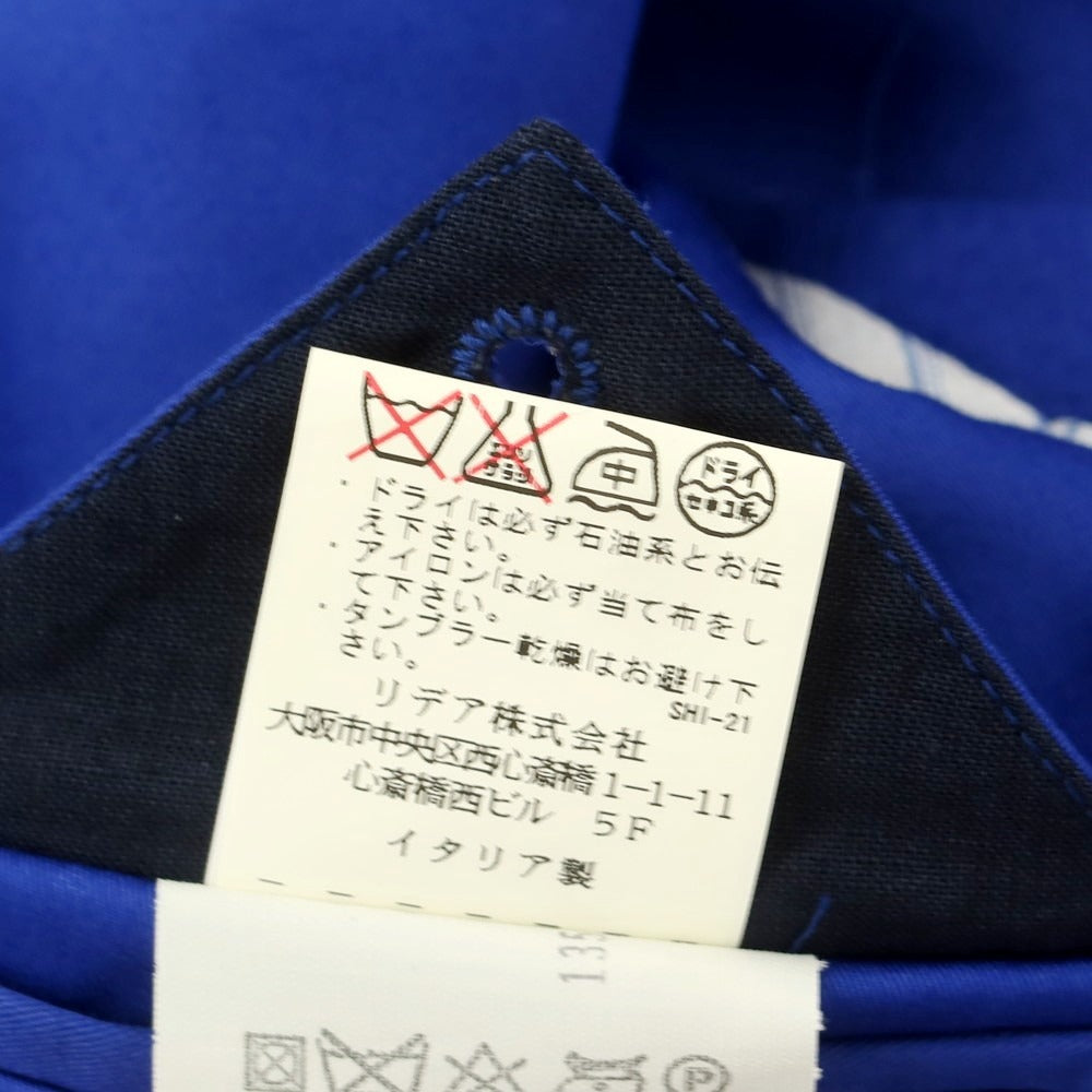 【中古】ラルディーニ LARDINI コットン カジュアルジャケット ブルー【 48 】【 状態ランクC 】【 メンズ 】