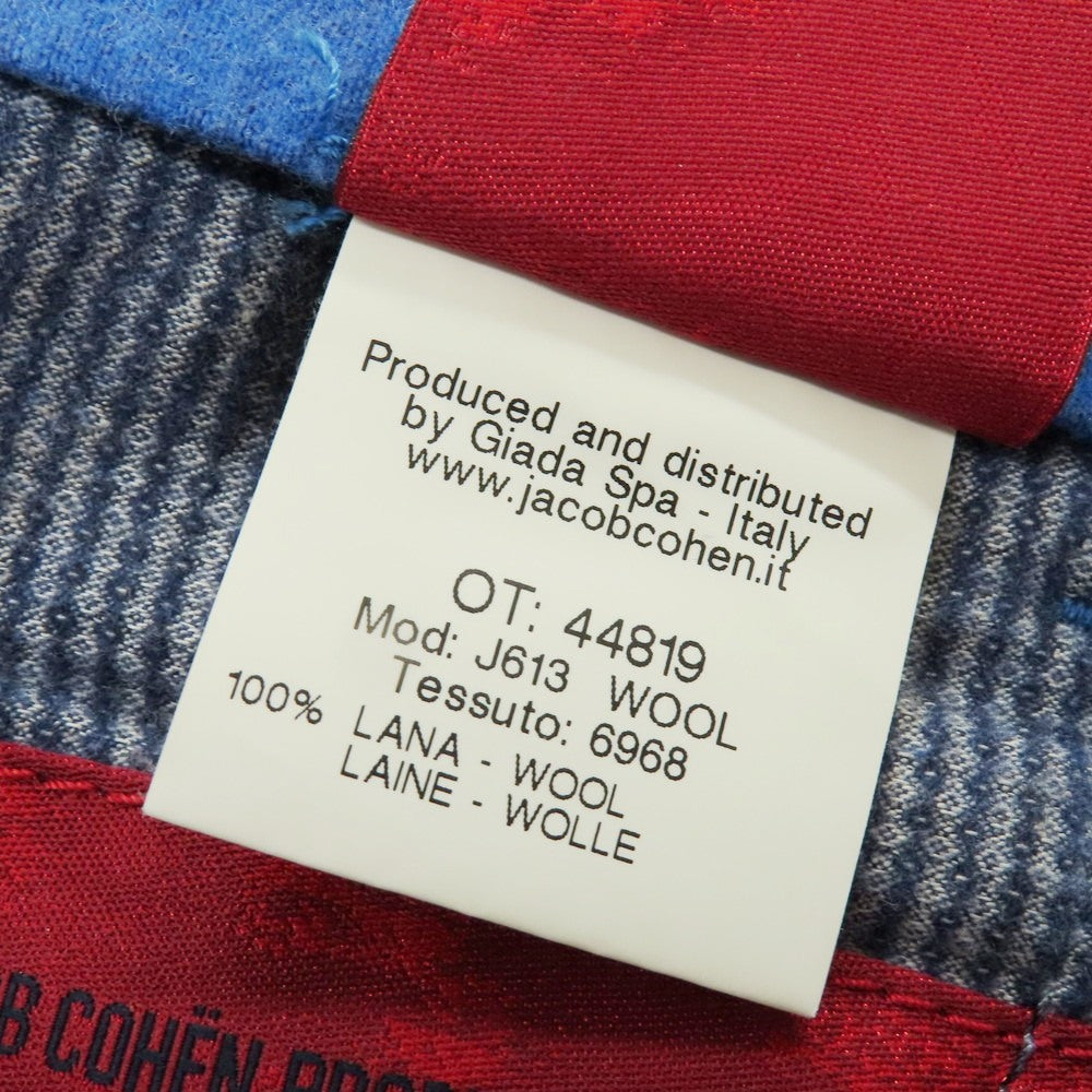 【中古】ヤコブコーエン JACOB COHEN J613 ウール 5ポケットパンツ ブルー【 31 】【 状態ランクB 】【 メンズ 】