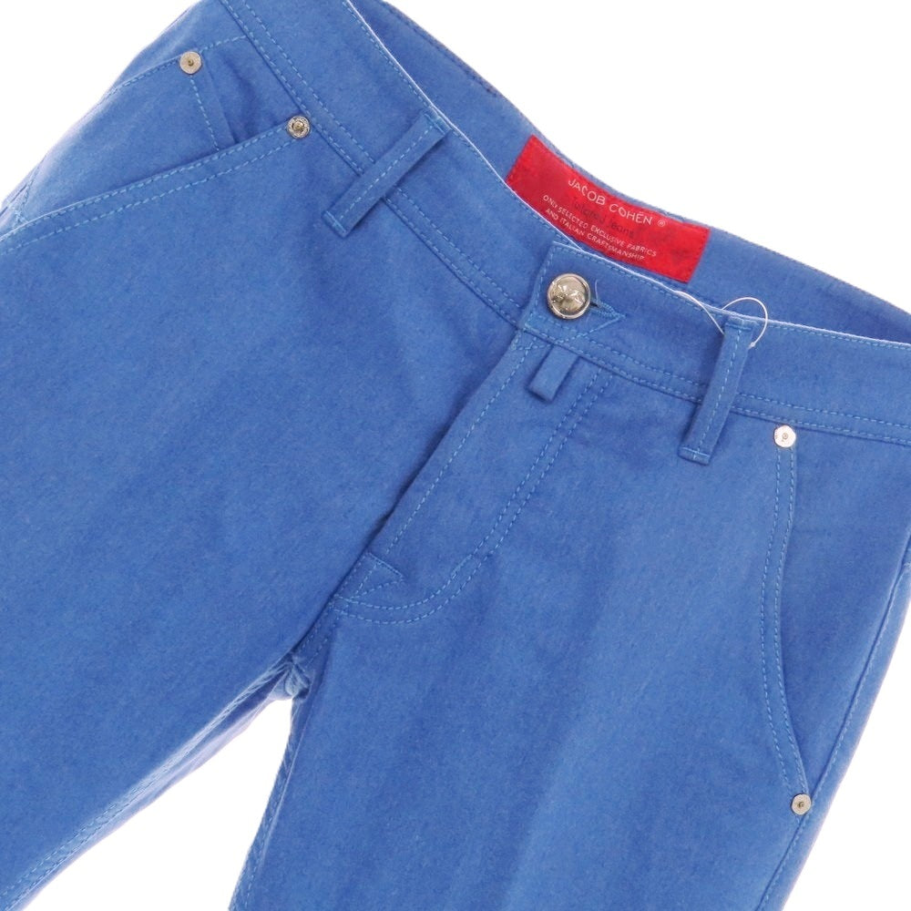 【中古】ヤコブコーエン JACOB COHEN J613 ウール 5ポケットパンツ ブルー【 31 】【 状態ランクB 】【 メンズ 】
