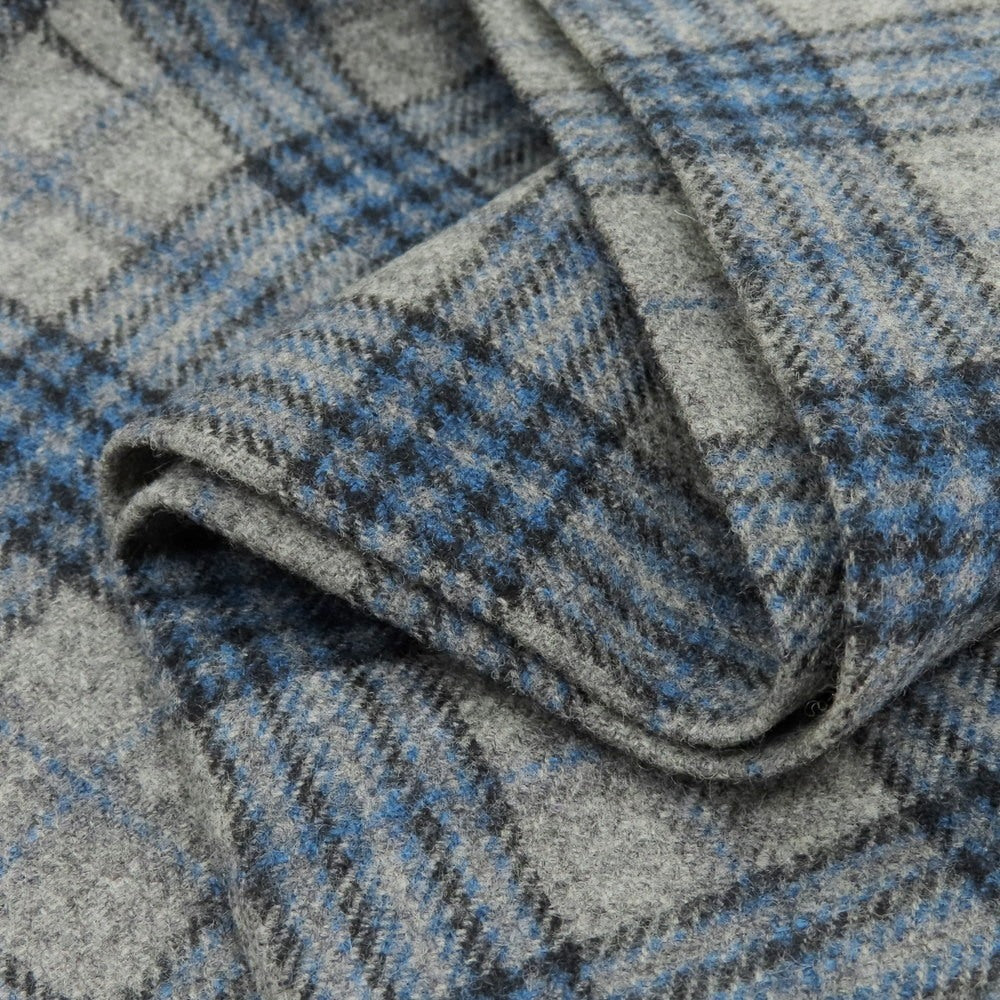 【中古】ジーティーアー G.T.A BEAMS F別注 ウール チェック ドレススラックスパンツ グレー【 46 】【 状態ランクB 】【 メンズ 】