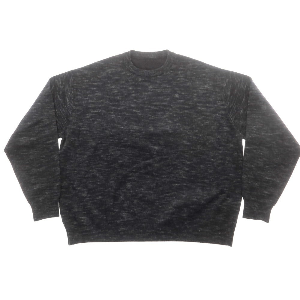【中古】クレプスキュール crepuscule ウール系 クルーネック プルオーバーニット ブラック【 表記なし(M位) 】【 状態ランクB 】【 メンズ 】