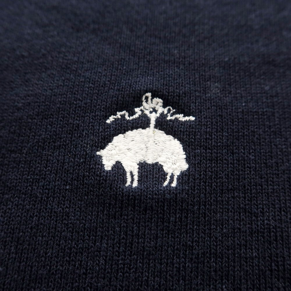 【中古】ブルックスブラザーズ Brooks Brothers コットン クルーネック スウェット ネイビー【 L 】【 状態ランクB 】【 メンズ 】