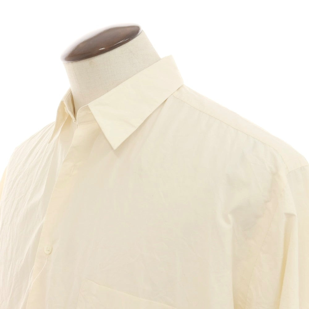 【中古】マーカウェア markaware コットン レギュラーカラー カジュアルシャツ ペールイエロー【 3 】【 状態ランクB 】【 メンズ 】