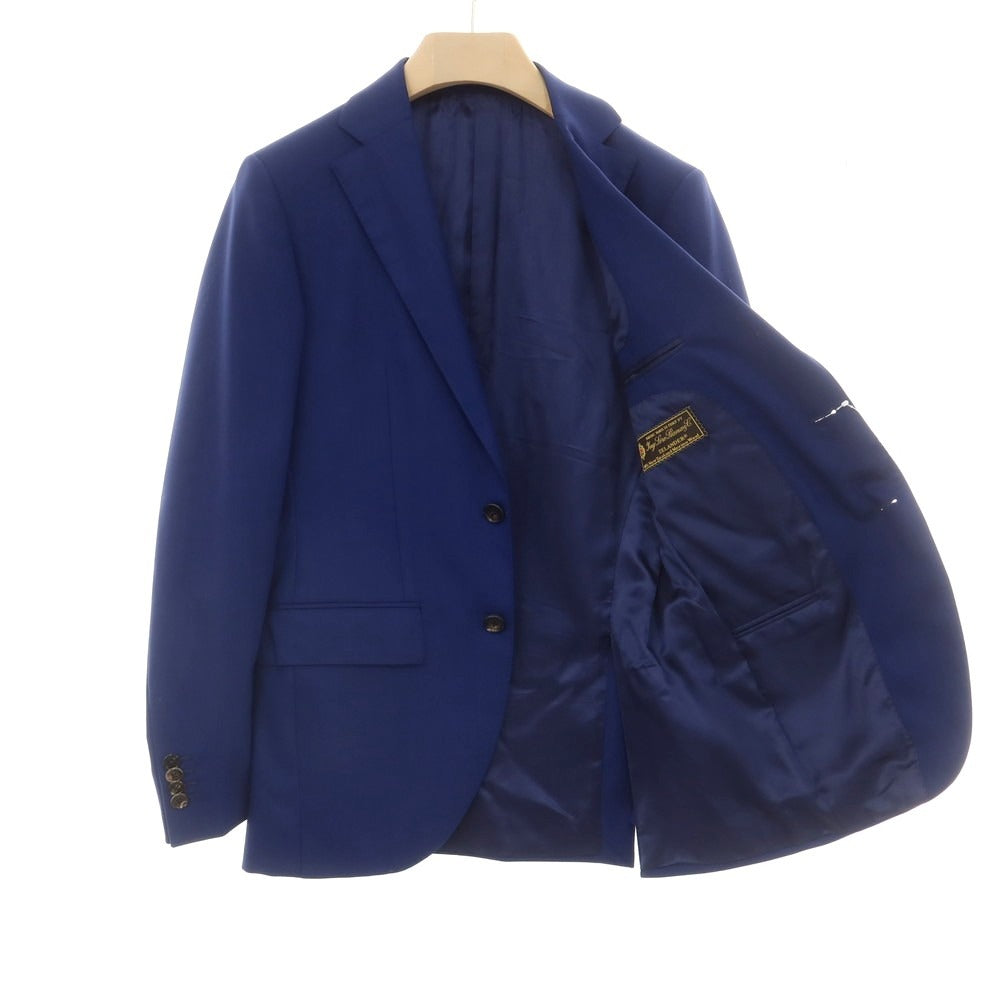 【中古】ルイジ ビアンキ マントヴァ Luigi Bianchi Mantova ウール 2つボタンスーツ ダークブルー【 44 】【 状態ランクB 】【 メンズ 】