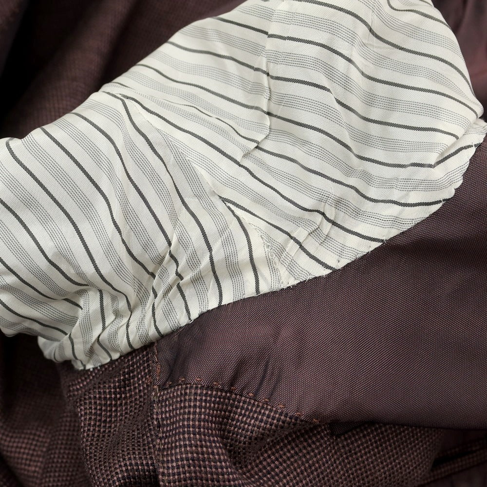 【中古】エルメネジルドゼニア Ermenegildo Zegna ウールレーヨンカシミヤ テーラードジャケット パープル【 44 】【 状態ランクC 】【 メンズ 】