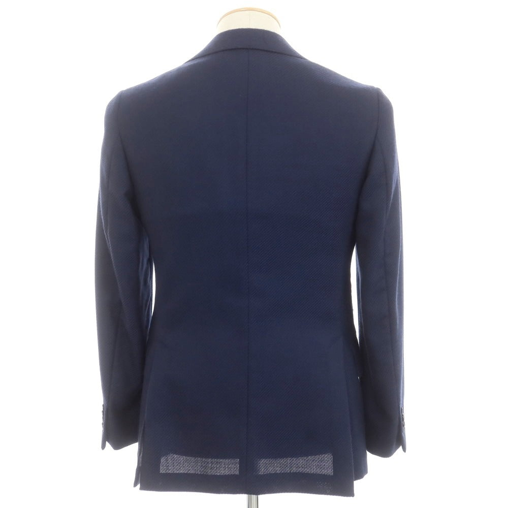 【中古】ベルベスト Belvest ウール テーラードジャケット ネイビー【 44 】【 状態ランクB 】【 メンズ 】