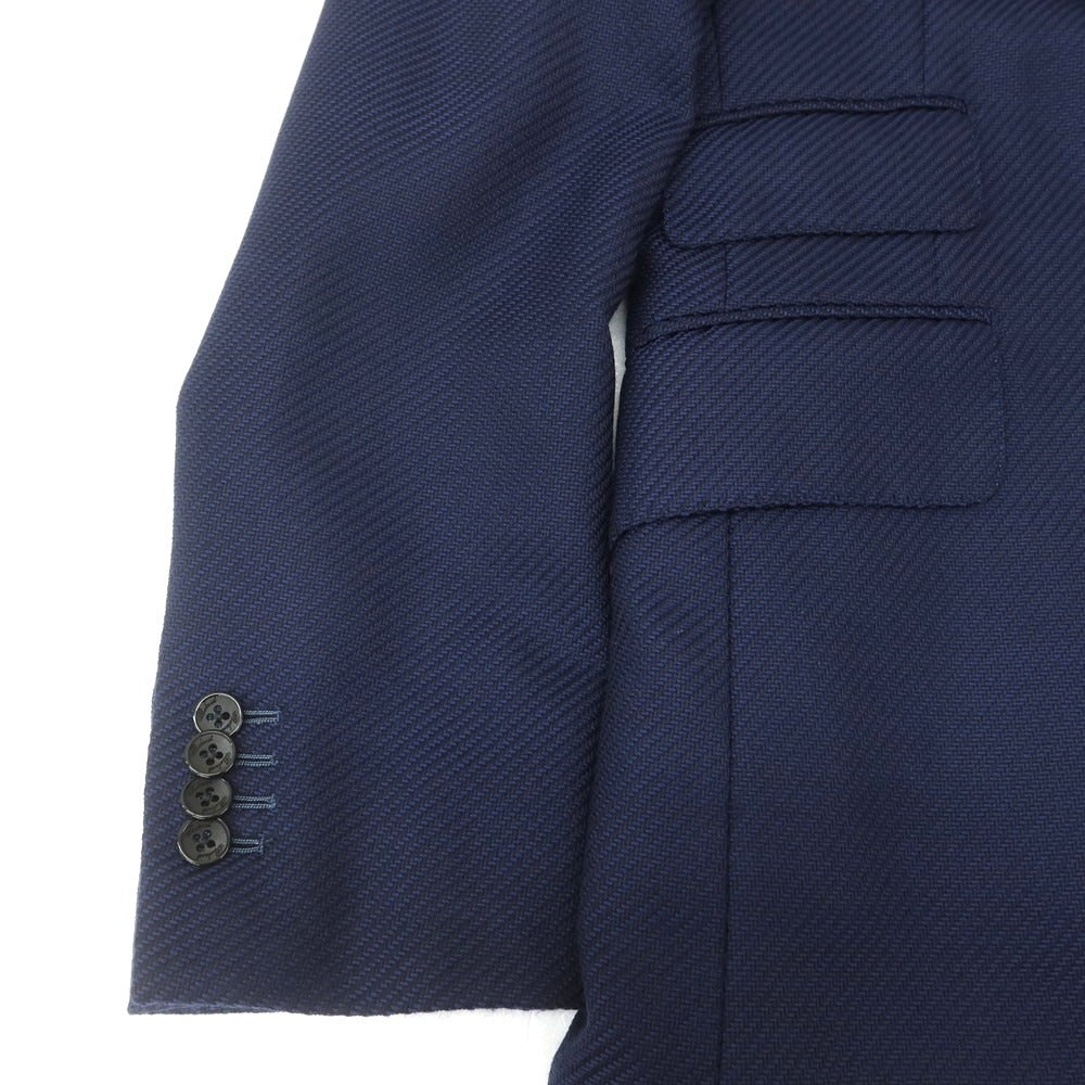 【中古】ベルベスト Belvest ウール テーラードジャケット ネイビー【 44 】【 状態ランクB 】【 メンズ 】