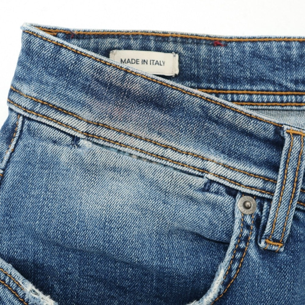 【中古】シビリア SIVIGLIA ダメージ加工 ストレッチ コットン ジーンズ デニムパンツ ブルー【 31 】【 状態ランクB 】【 メンズ 】
