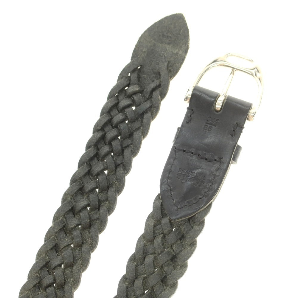 【中古】ベオーマ BEORMA レザー メッシュベルト ブラック【 34/85 】【 状態ランクB 】【 メンズ 】