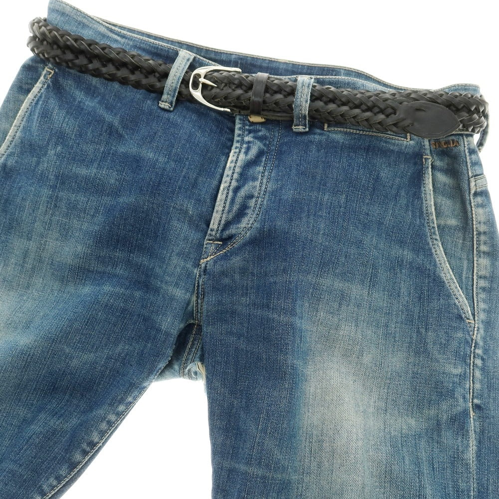 【中古】ベオーマ BEORMA レザー メッシュベルト ブラック【 34/85 】【 状態ランクB 】【 メンズ 】