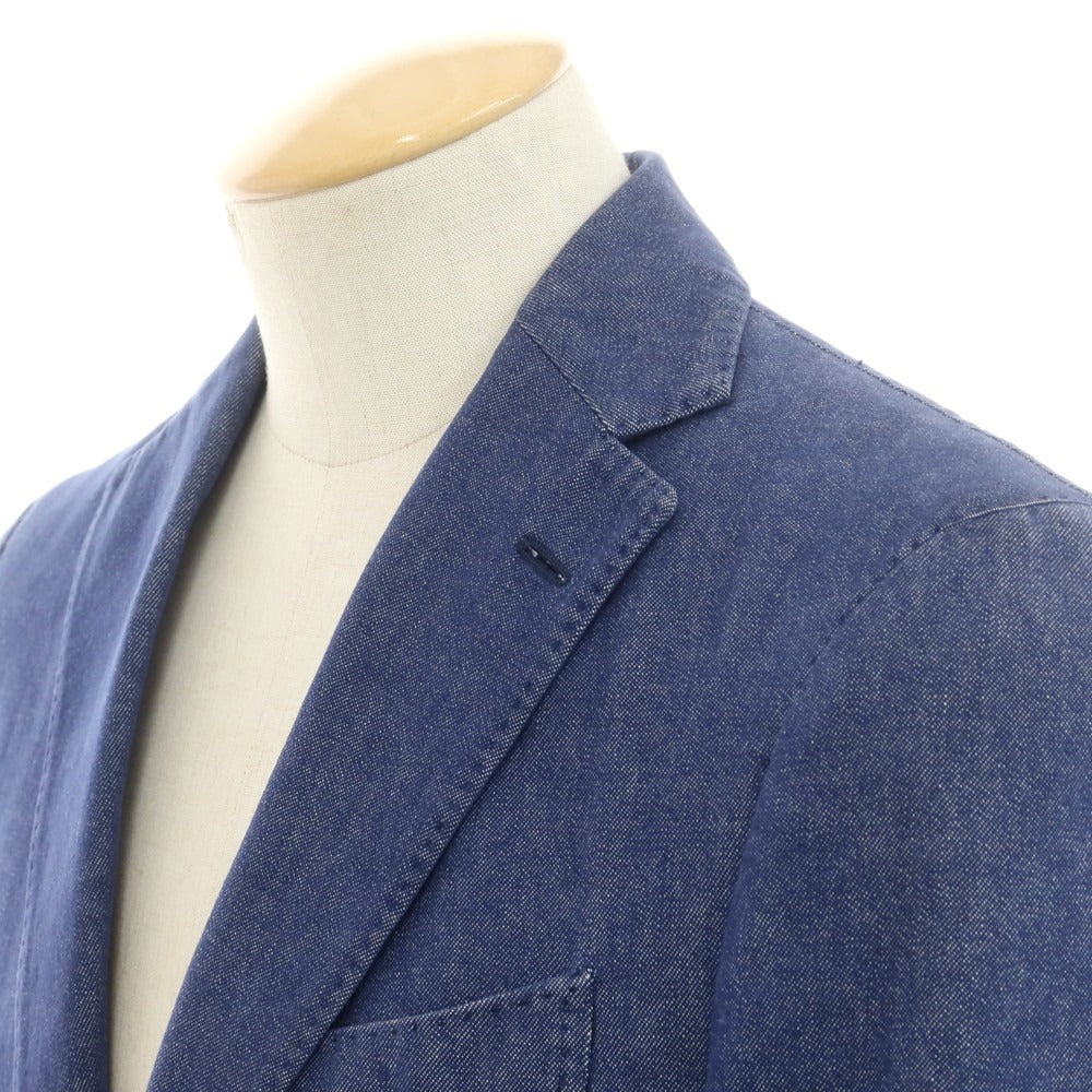 【中古】ラルディーニ LARDINI デニム カジュアルジャケット ネイビー【 44 】【 状態ランクC 】【 メンズ 】