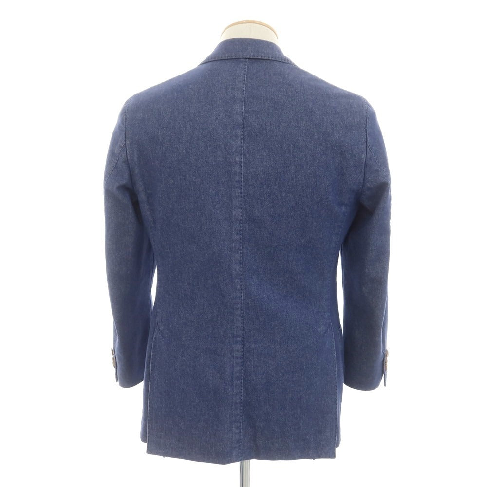 【中古】ラルディーニ LARDINI デニム カジュアルジャケット ネイビー【 44 】【 状態ランクC 】【 メンズ 】