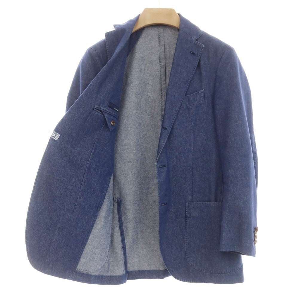 【中古】ラルディーニ LARDINI デニム カジュアルジャケット ネイビー【 44 】【 状態ランクC 】【 メンズ 】
