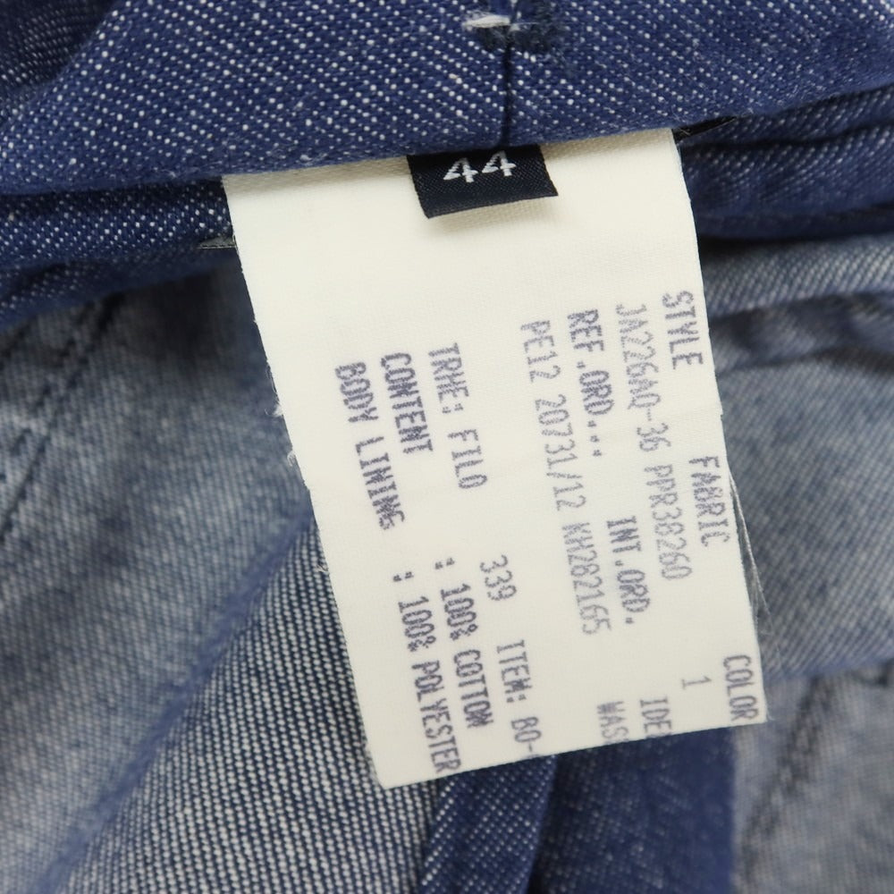 【中古】ラルディーニ LARDINI デニム カジュアルジャケット ネイビー【 44 】【 状態ランクC 】【 メンズ 】