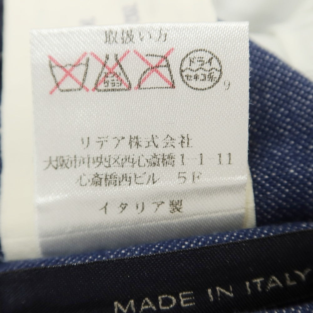 【中古】ラルディーニ LARDINI デニム カジュアルジャケット ネイビー【 44 】【 状態ランクC 】【 メンズ 】