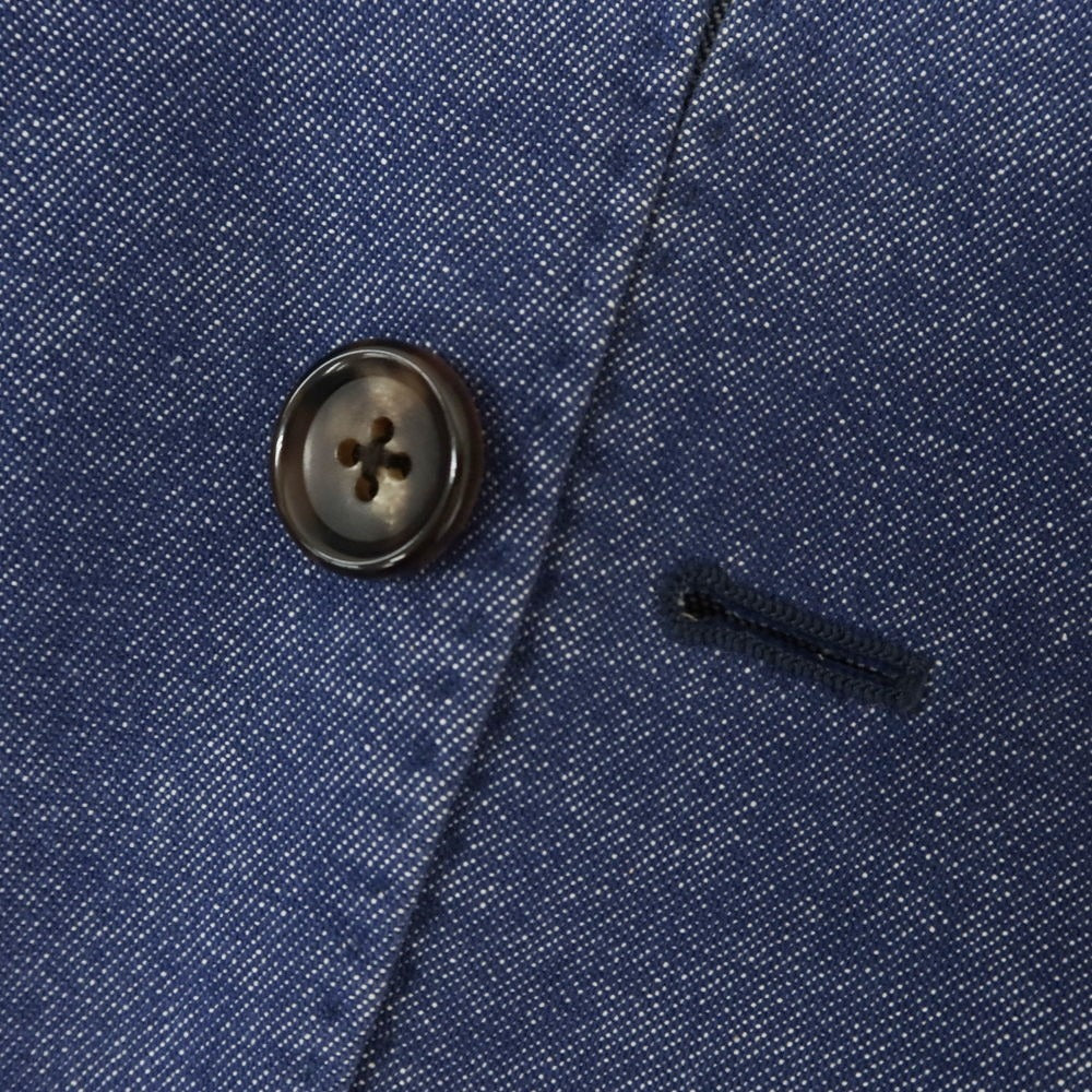 【中古】ラルディーニ LARDINI デニム カジュアルジャケット ネイビー【 44 】【 状態ランクC 】【 メンズ 】