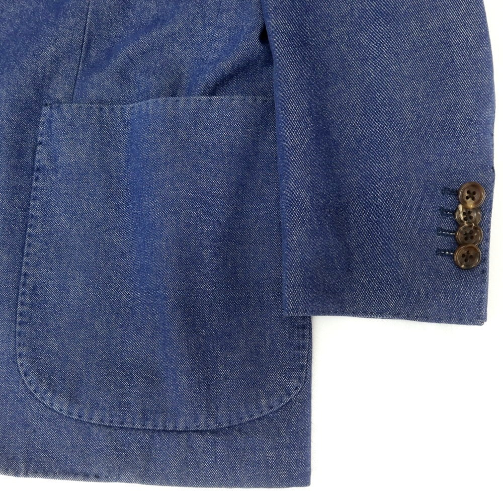 【中古】ラルディーニ LARDINI デニム カジュアルジャケット ネイビー【 44 】【 状態ランクC 】【 メンズ 】