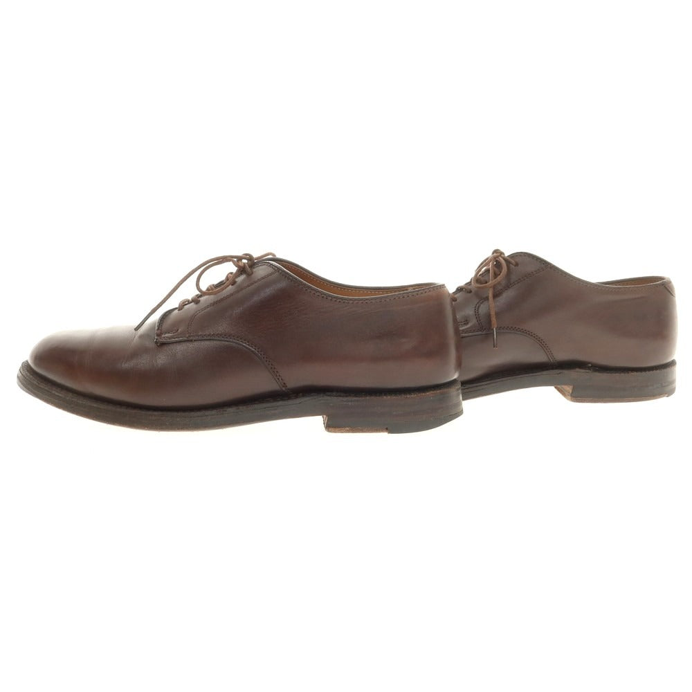 【中古】オールデン ALDEN 969 カーフ プレーントゥ ドレスシューズ ブラウン【 6 1/2 E 】【 状態ランクC 】【 メンズ 】