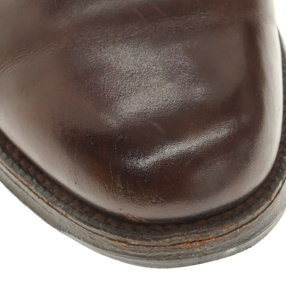 【中古】オールデン ALDEN 969 カーフ プレーントゥ ドレスシューズ ブラウン【 6 1/2 E 】【 状態ランクC 】【 メンズ 】