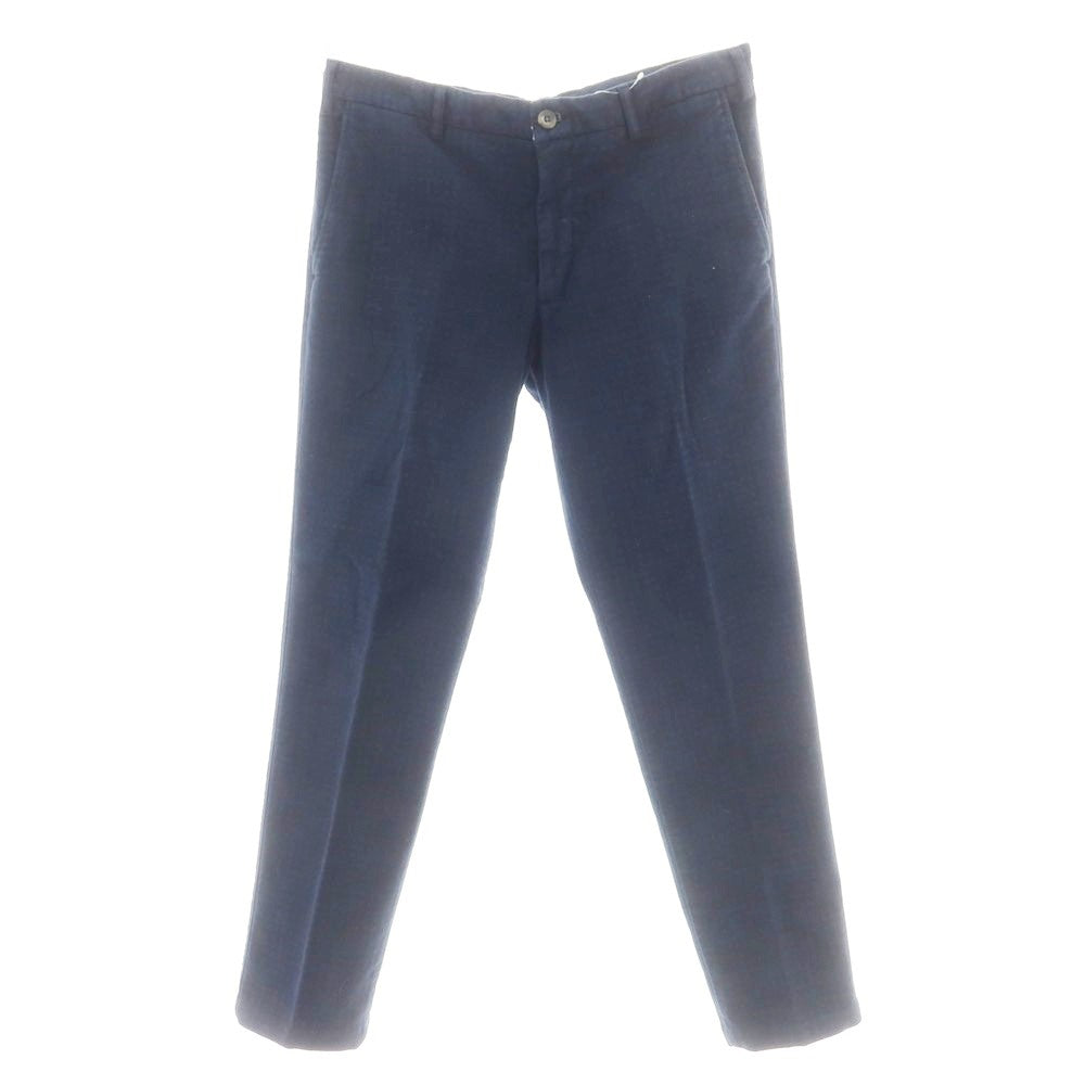 【中古】ジェイダブリューブライン J.W.BRINE ストレッチ コットン カジュアルスラックスパンツ ネイビーxオリーブ【 50 】【 状態ランクC 】【 メンズ 】