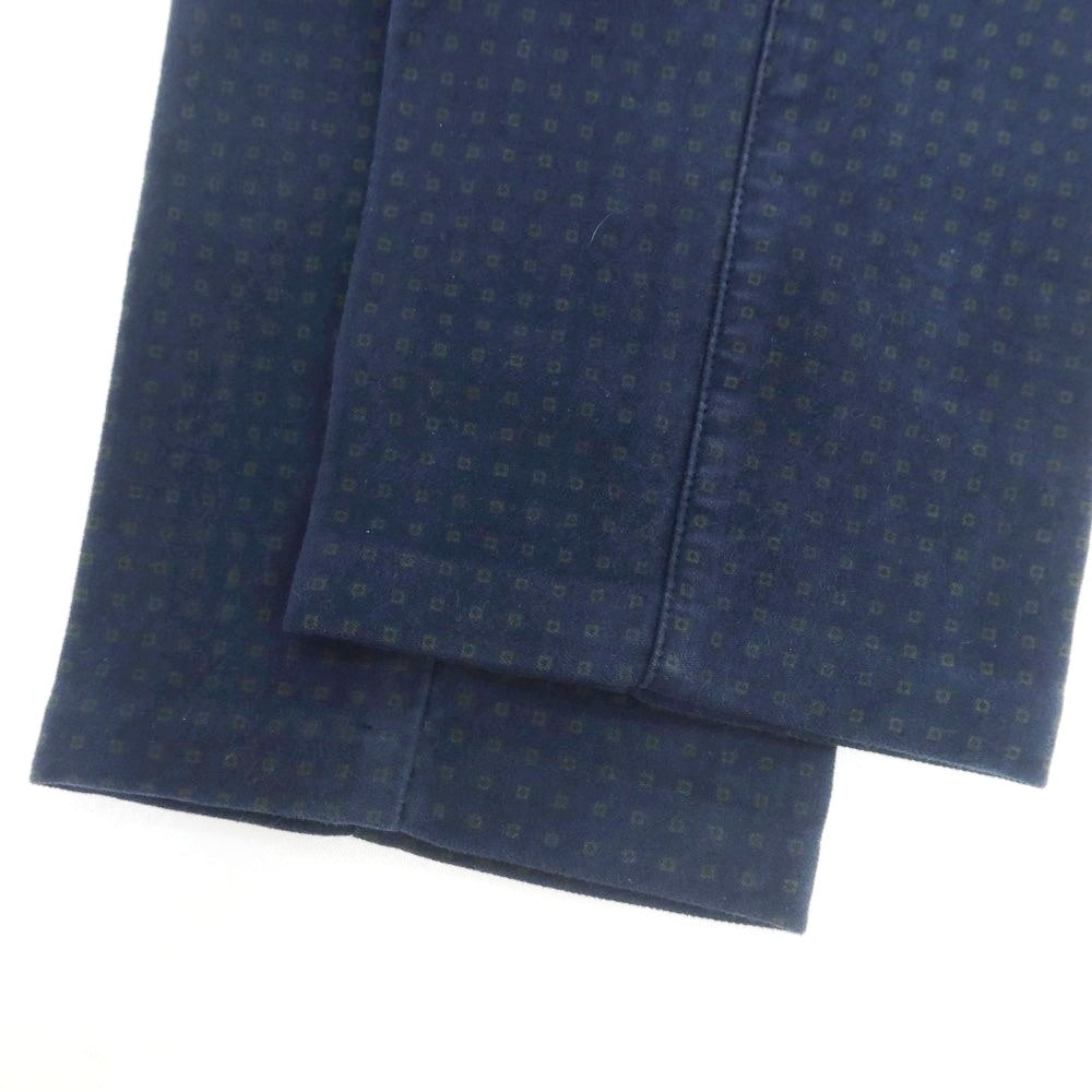 【中古】ジェイダブリューブライン J.W.BRINE ストレッチ コットン カジュアルスラックスパンツ ネイビーxオリーブ【 50 】【 状態ランクC 】【 メンズ 】