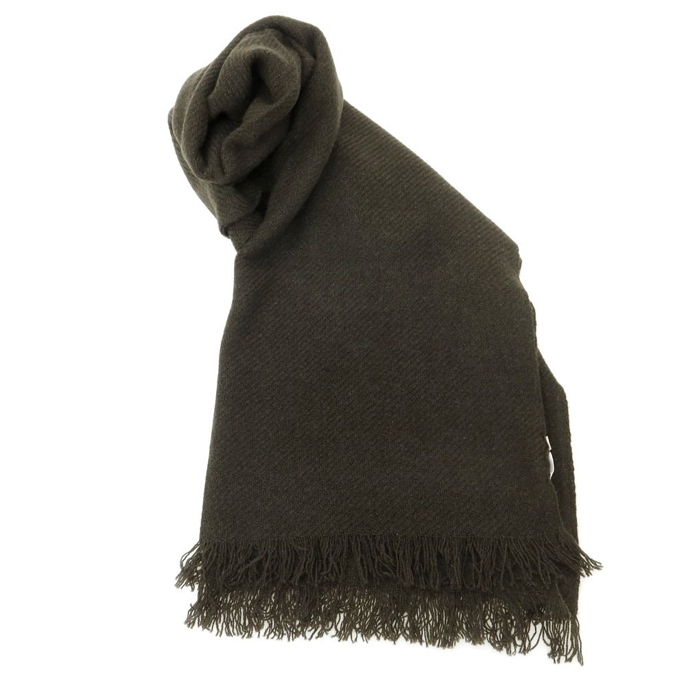 【中古】アリアンナ ARIANNA ウール ストール ダークオリーブ【 状態ランクA 】【 メンズ 】