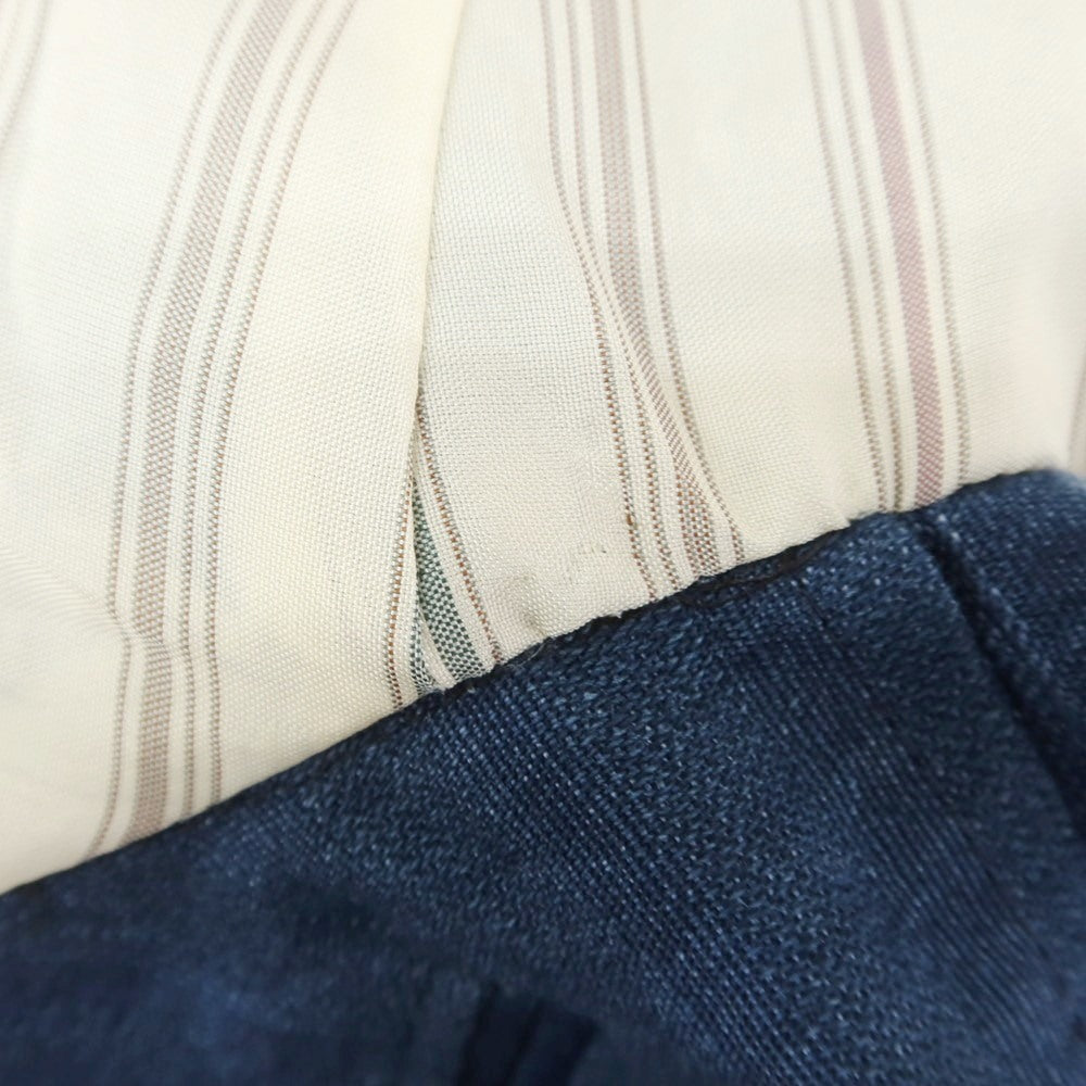 【中古】ラルディーニ LARDINI コットンリネン ダブルジャケット ライトネイビー【 48 】【 状態ランクB 】【 メンズ 】