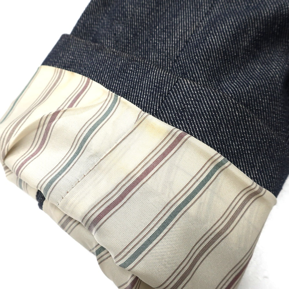【中古】ラルディーニ LARDINI デニム ダブルジャケット ネイビー【 48 】【 状態ランクB 】【 メンズ 】