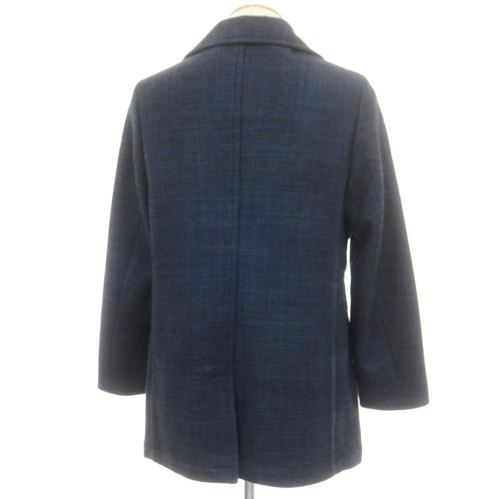 【中古】ボリオリ BOGLIOLI ウールコットンナイロン ピーコート ネイビー【 44 】【 状態ランクB 】【 メンズ 】