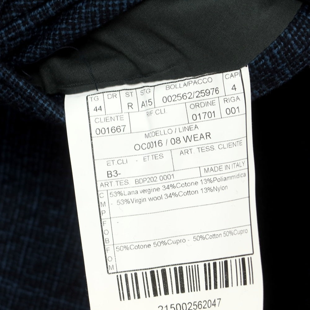 【中古】ボリオリ BOGLIOLI ウールコットンナイロン ピーコート ネイビー【 44 】【 状態ランクB 】【 メンズ 】