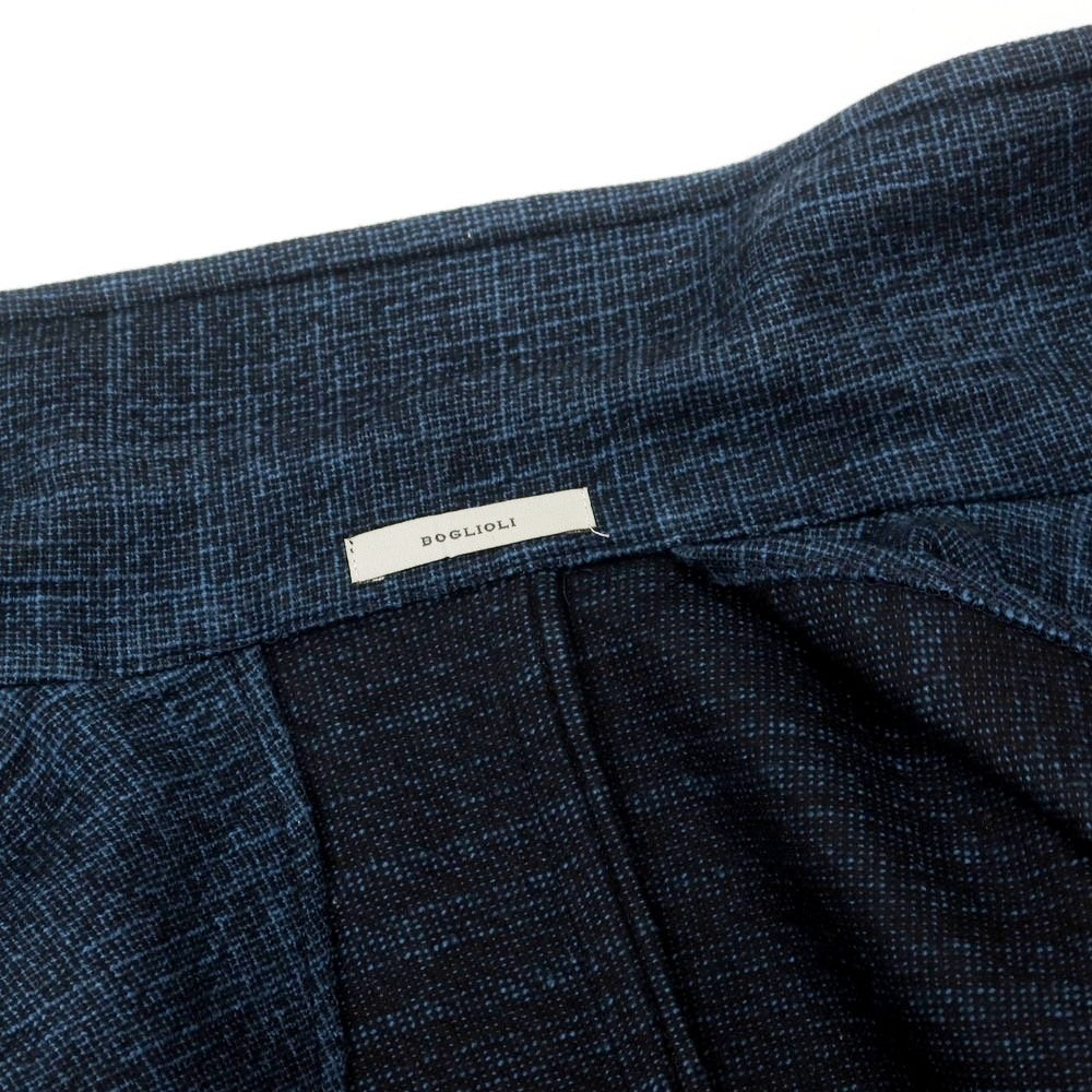 【中古】ボリオリ BOGLIOLI ウールコットンナイロン ピーコート ネイビー【 44 】【 状態ランクB 】【 メンズ 】
