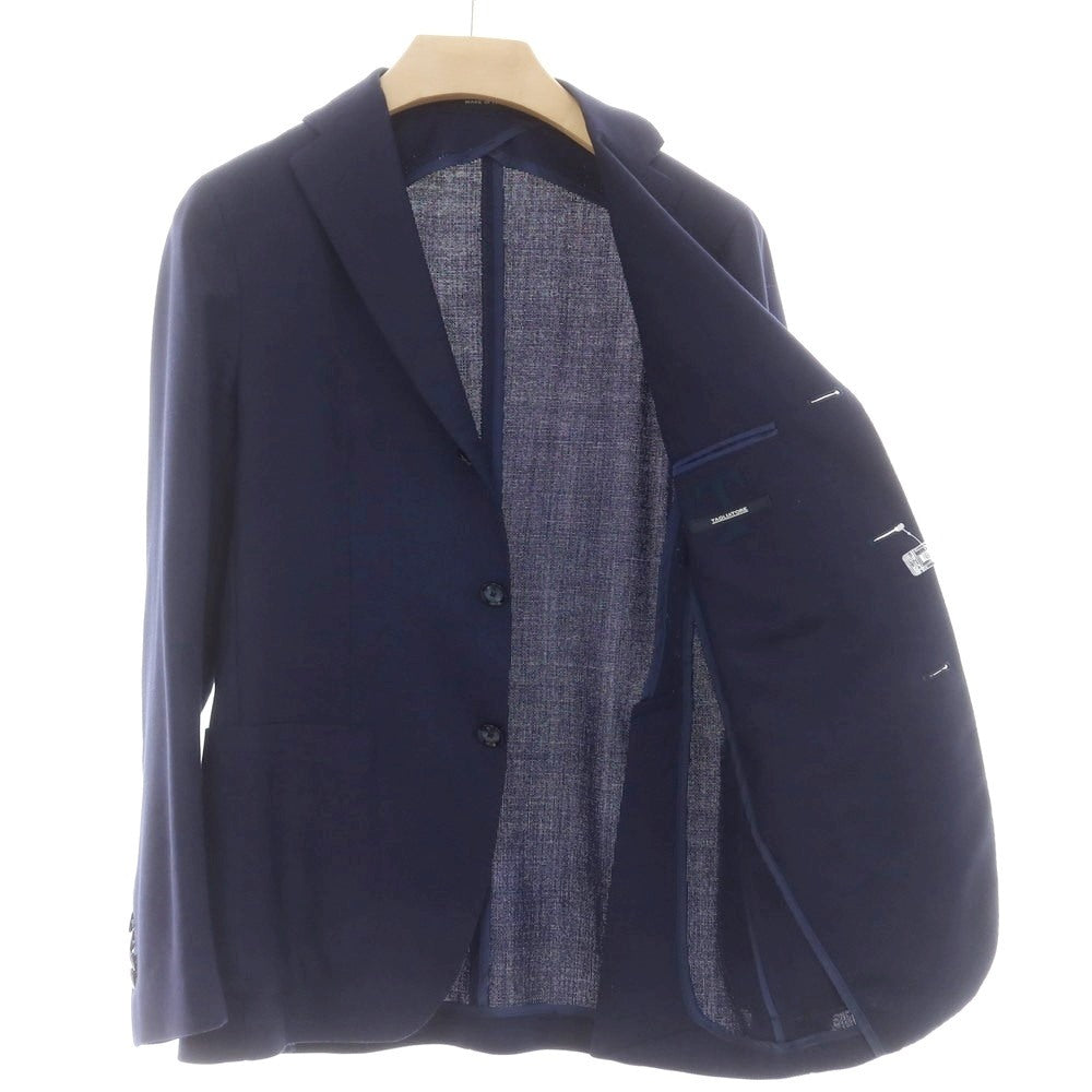 【中古】タリアトーレ TAGLIATORE ウール テーラードジャケット ネイビー【 44 】【 状態ランクC 】【 メンズ 】