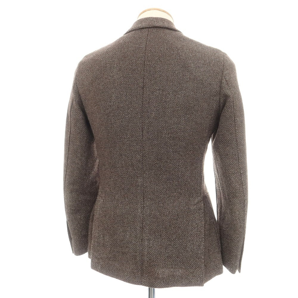 【中古】ラルディーニ LARDINI ウールポリエステル テーラードジャケット ブラウン【 42 】【 状態ランクC 】【 メンズ 】