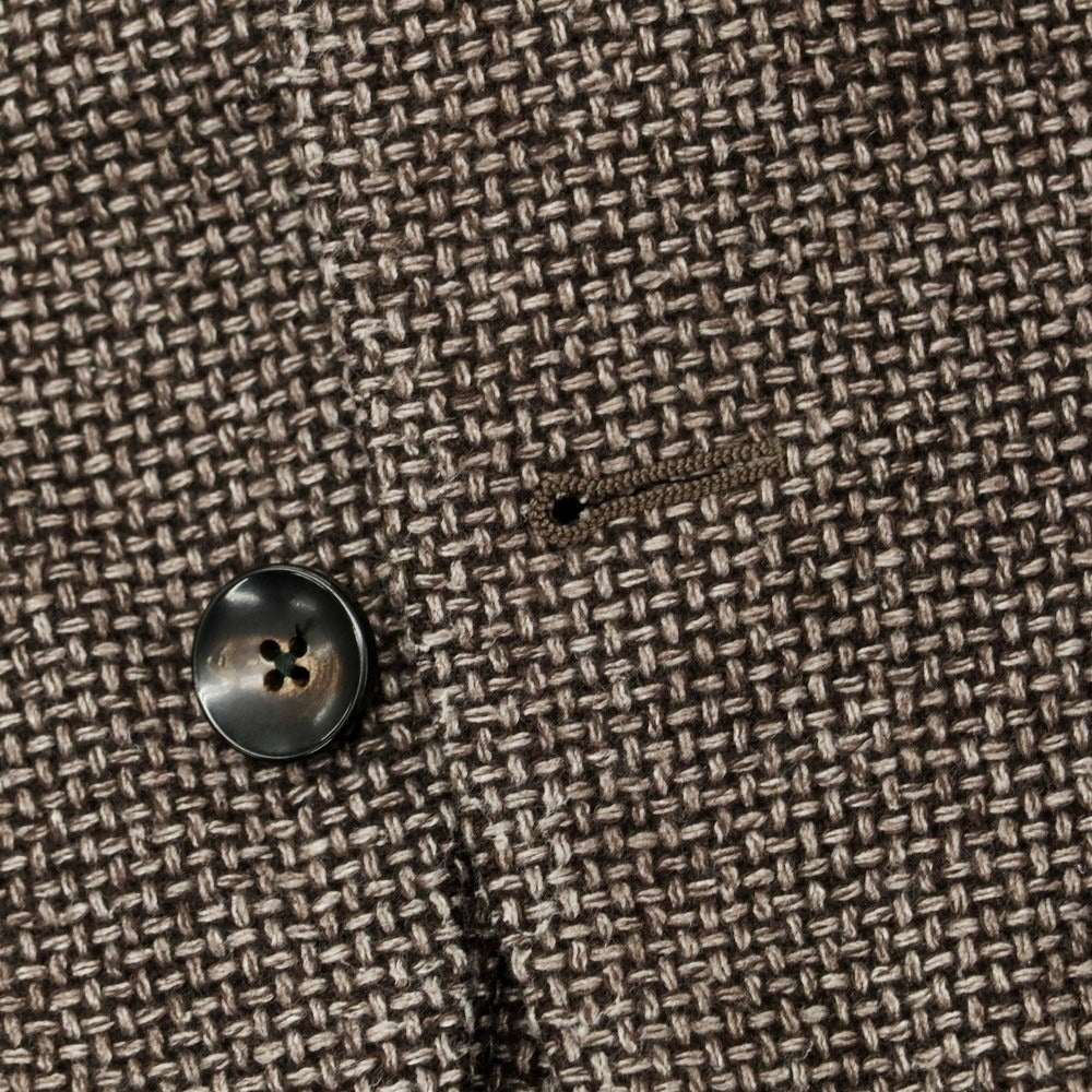 【中古】ラルディーニ LARDINI ウールポリエステル テーラードジャケット ブラウン【 42 】【 状態ランクC 】【 メンズ 】