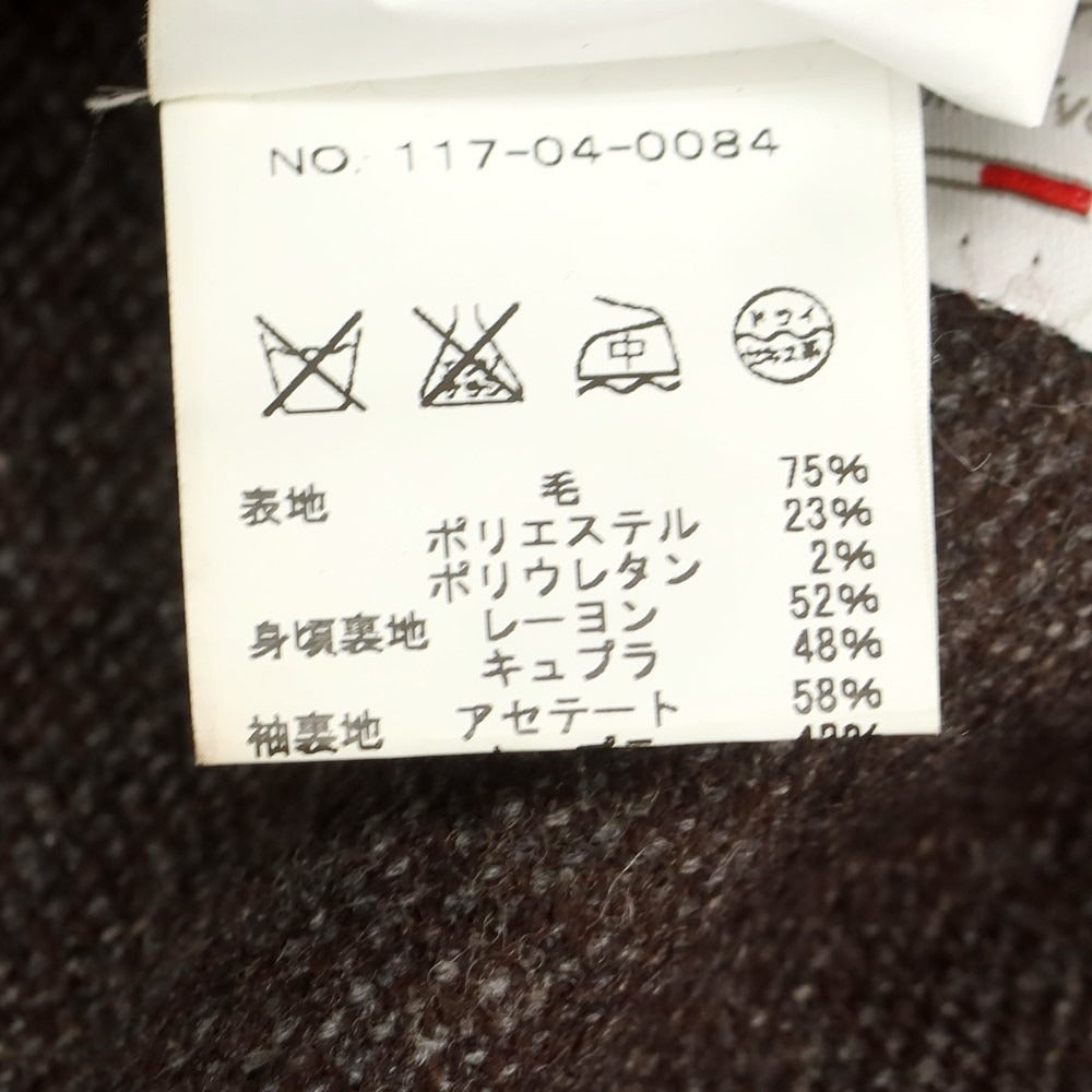 【中古】フガート FUGATO SHIPS別注 ウールポリエステル テーラードジャケット ブラウン【 42 】【 状態ランクC 】【 メンズ 】