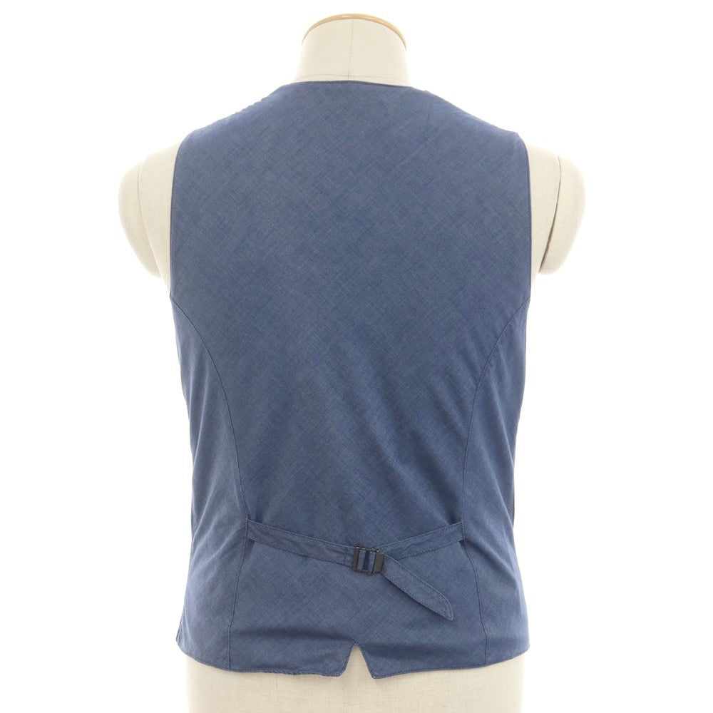【中古】チルコロ1901 CIRCOLO 1901 ジャージーコットン ジレ ベスト ネイビー【 44 】【 状態ランクB 】【 メンズ 】