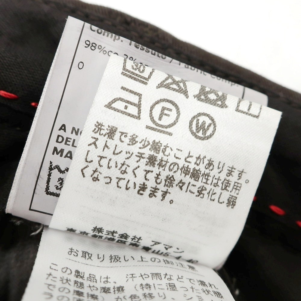 【中古】ベルウィッチ BERWICH ストレッチ コットン カジュアルスラックスパンツ ブラウン【 46 】【 状態ランクB 】【 メンズ 】