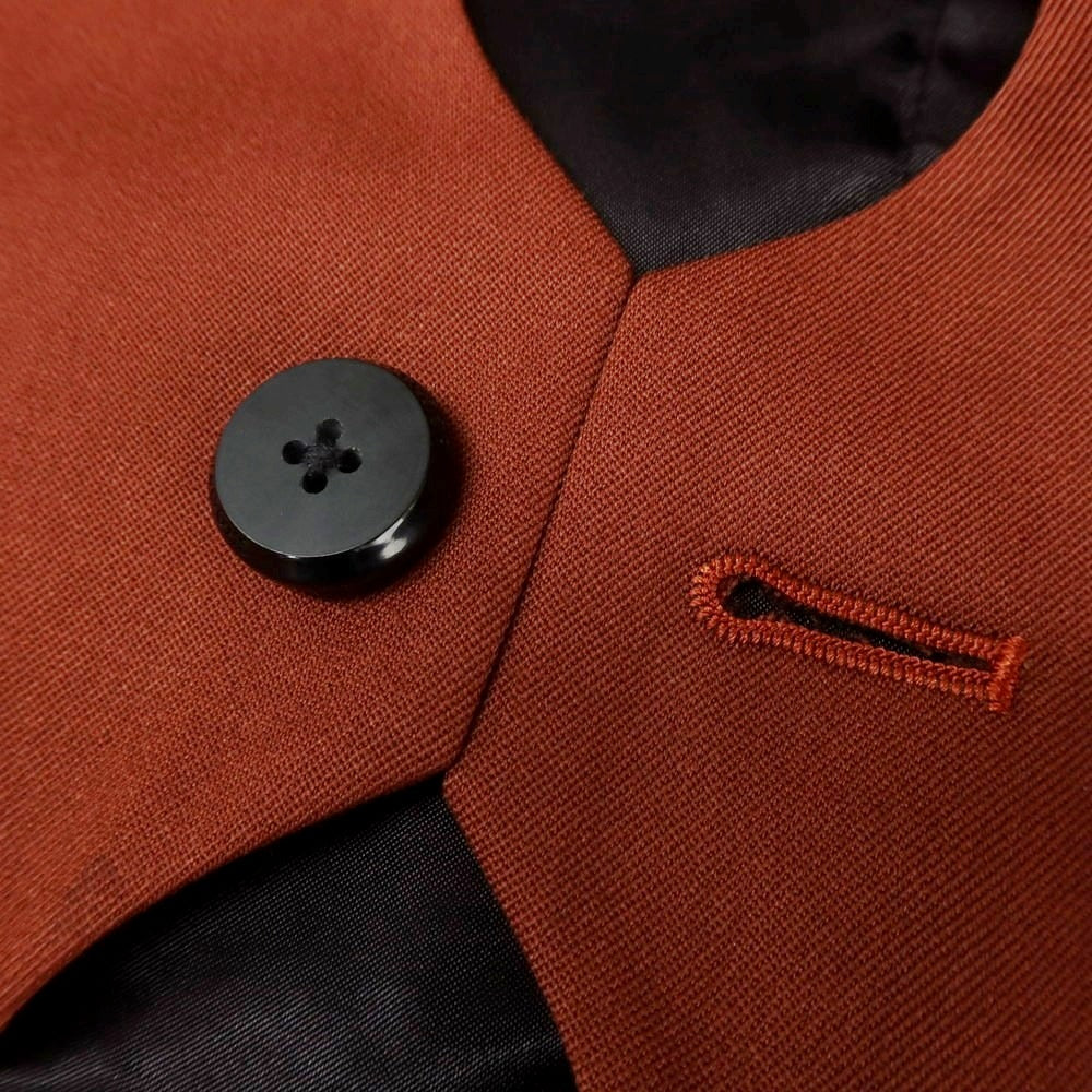 【中古】シュープ SHOOP ウール セットアップ テラコッタ【 表記なし(L位) 】【 状態ランクC 】【 メンズ 】