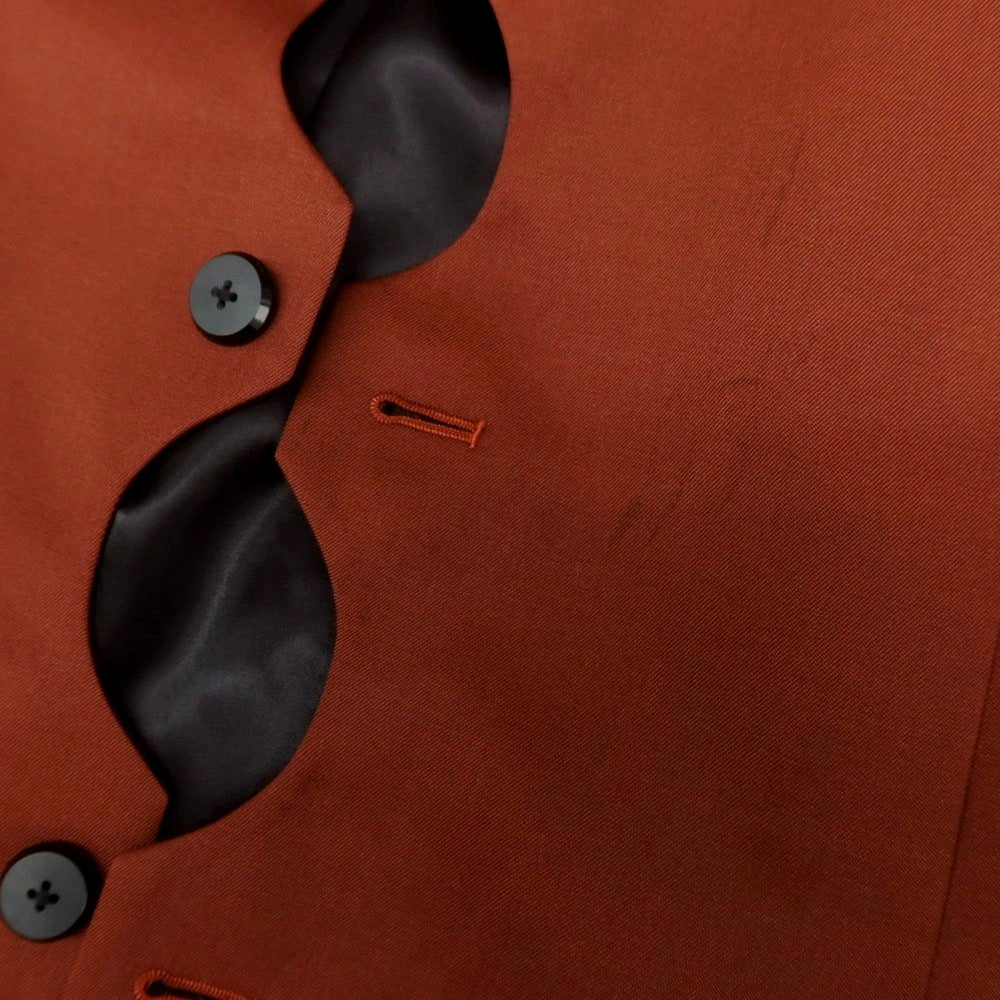 【中古】シュープ SHOOP ウール セットアップ テラコッタ【 表記なし(L位) 】【 状態ランクC 】【 メンズ 】