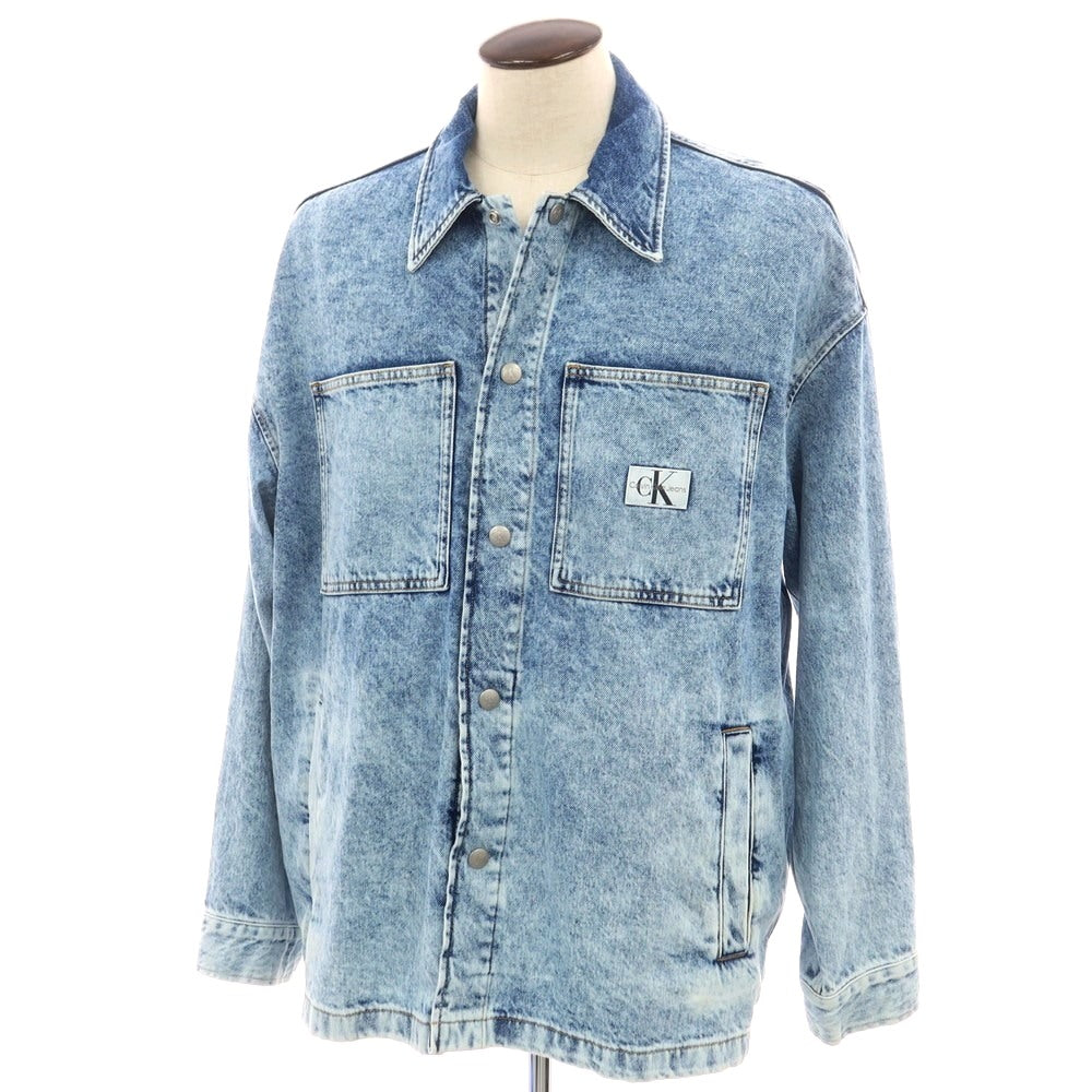 【中古】カルバンクラインジーンズ Calvin klein Jeans コットン デニムジャケット ブルー【 XL 】【 状態ランクB 】【 メンズ 】