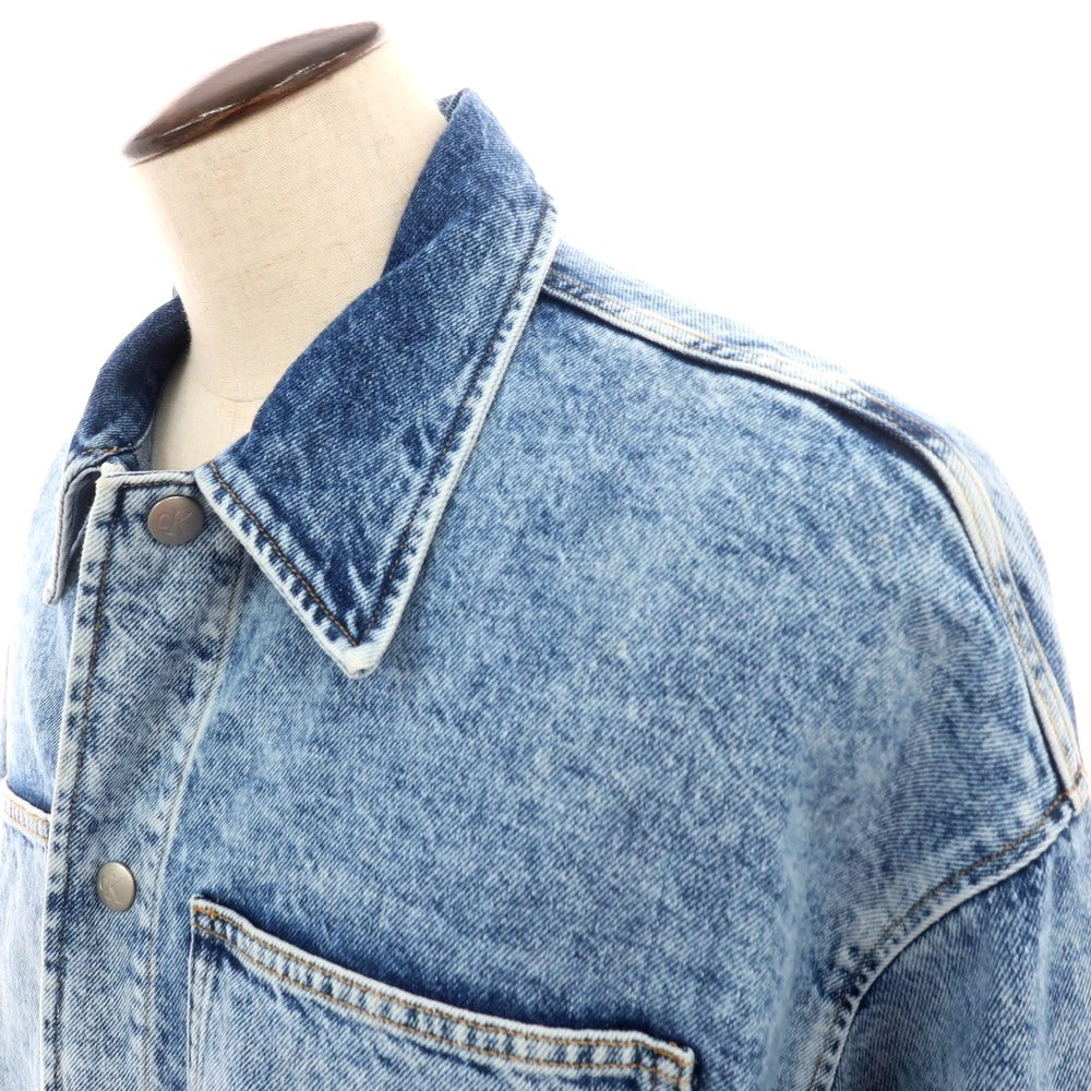 【中古】カルバンクラインジーンズ Calvin klein Jeans コットン デニムジャケット ブルー【 XL 】【 状態ランクB 】【 メンズ 】