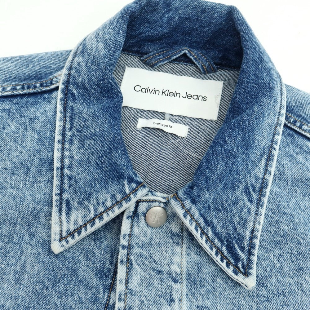 【中古】カルバンクラインジーンズ Calvin klein Jeans コットン デニムジャケット ブルー【 XL 】【 状態ランクB 】【 メンズ 】