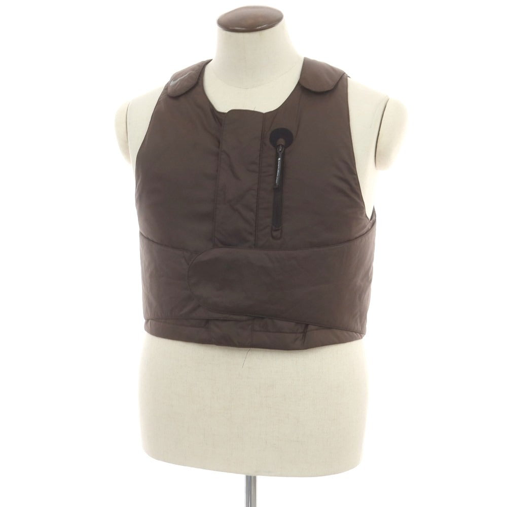 【中古】ナイキ NIKE × TRAVIS SCOTT ポリエステル 中綿ベスト ブラウン【 L 】【 状態ランクB 】【 メンズ 】