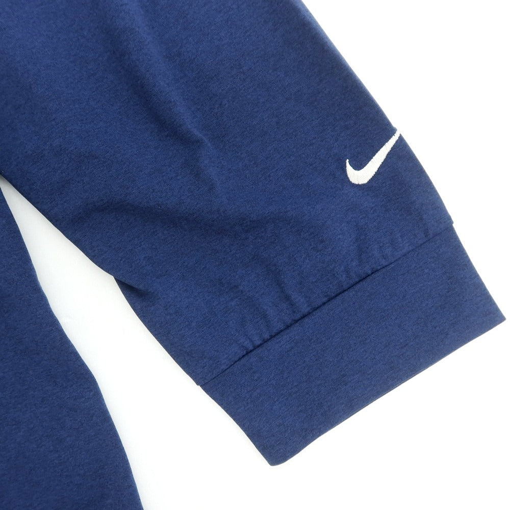 【中古】ナイキ NIKE ポリエステル クルーネック 長袖Tシャツ ネイビー【 XL 】【 状態ランクB 】【 メンズ 】