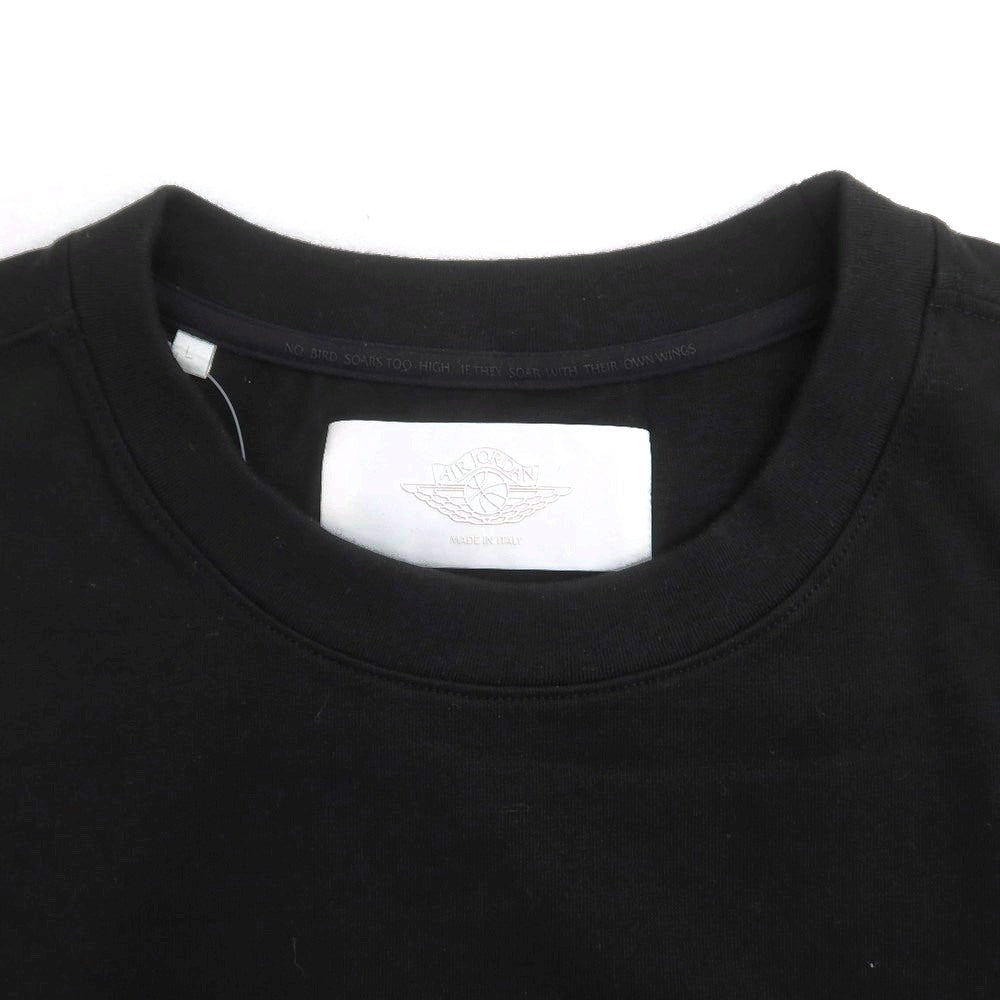【中古】ジョーダンブランド JORDAN BRAND Wingsコレクション コットン クルーネック 半袖Tシャツ ブラック【 L 】【 状態ランクA 】【 メンズ 】
