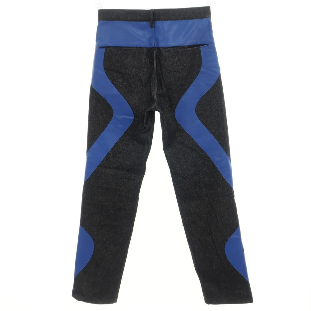 【中古】サプライヤー SUPPLIER コットン ジーンズ デニムパンツ ブラックxブルー【 M 】【 状態ランクB 】【 メンズ 】