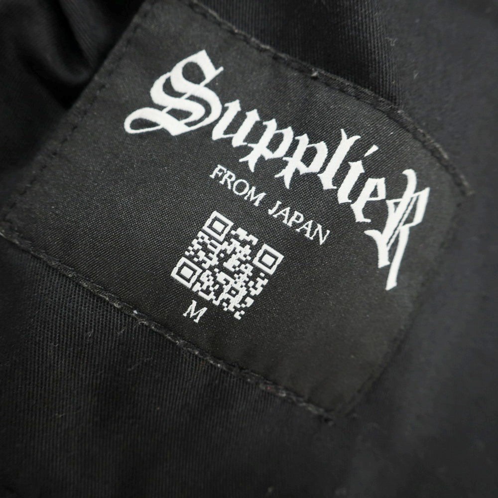 【中古】サプライヤー SUPPLIER コットン ジーンズ デニムパンツ ブラックxブルー【 M 】【 状態ランクB 】【 メンズ 】