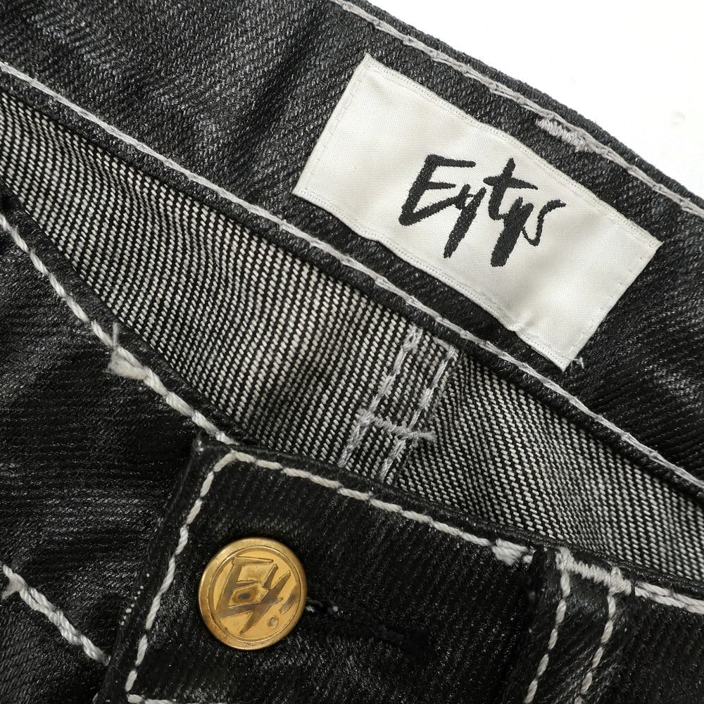 【中古】エイティーズ EYTYS コットン ポリウレタンコーティング ジーンズ デニムパンツ ブラック【 31 】【 状態ランクB 】【 メンズ 】